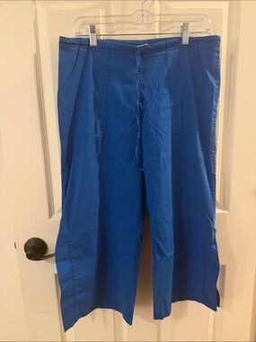 Women’s  Blue Wide-Leg yoga pants